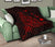 Rays Hawaii Map Polynesian Premium Quilt - Red - Polynesian Pride