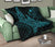 Polynesian Quilt - Polynesian Blue Shark Warrior Tattoo - Polynesian Pride