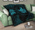 Hawaii Polynesian Turtle Premium Quilt Blue - Polynesian Pride