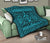 Hawaii Polyensian Turtle Premium Quilt Blue - Polynesian Pride