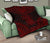 Papua New Guinea Premium Quilt - Papua New Guinea Coat Of Arms Polynesian Chief Dark Red Version - Polynesian Pride