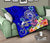 Samoa Premium Quilt - Turtle Plumeria (Blue) - Polynesian Pride