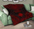Marshall Islands Premium Quilt - Marshall Islands Flag Polynesian Chief Red Version - Polynesian Pride