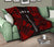 Society Islands Premium Quilt - Society Islands Flag Polynesian Red Tattoo - Polynesian Pride