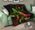 Chuuk Polynesian Premium Quilt - Turtle With Blooming Hibiscus reggae - Polynesian Pride