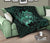 Hawaii Premium Quilt - Turtle Strong Pattern Hibiscus Plumeria Turquoise AH - Polynesian Pride