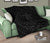 Hawaii Turtle Hibicus Premium Quilt - Frida Style - Grey - Polynesian Pride