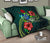 Cook Islands Polynesian Premium Quilt - Green Turtle Hibiscus - Polynesian Pride