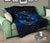 Hawaii Map Galaxy Dolphin Premium Quilt - White - Polynesian Pride