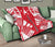 Austral Islands Premium Quilt - Austral Islands Flag Polynesian White Tattoo (Red) - Polynesian Pride