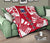 Samoa Premium Quilt - Samoa Coat Of Arms Polynesian White Tattoo (Red) - Polynesian Pride