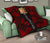 Tokelau Premium Quilt - Tokelau Coat Of Arms Polynesian Red Tattoo - Polynesian Pride