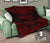 Palau Premium Quilt - Palau Seal Polynesian Chief Red Version - Polynesian Pride
