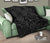 Hawaii Turtle Ohana Hibiscus Poly Premium Quilt Gray - Polynesian Pride
