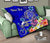 Tahiti Custom Personalised Premium Quilt - Turtle Plumeria (Blue) - Polynesian Pride