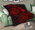 Hawaii Sea Turtle Is Swimming Toward Premium Quilt Red - Polynesian Pride