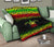 Polynesian Premium Quilt - Polynesian Reggae Turtle Tattoo & Black Frog - Polynesian Pride