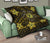 Hawaii Mix Polynesian Turtle Plumeria Premium Quilt - AH - Nick Style - Yellow - Polynesian Pride