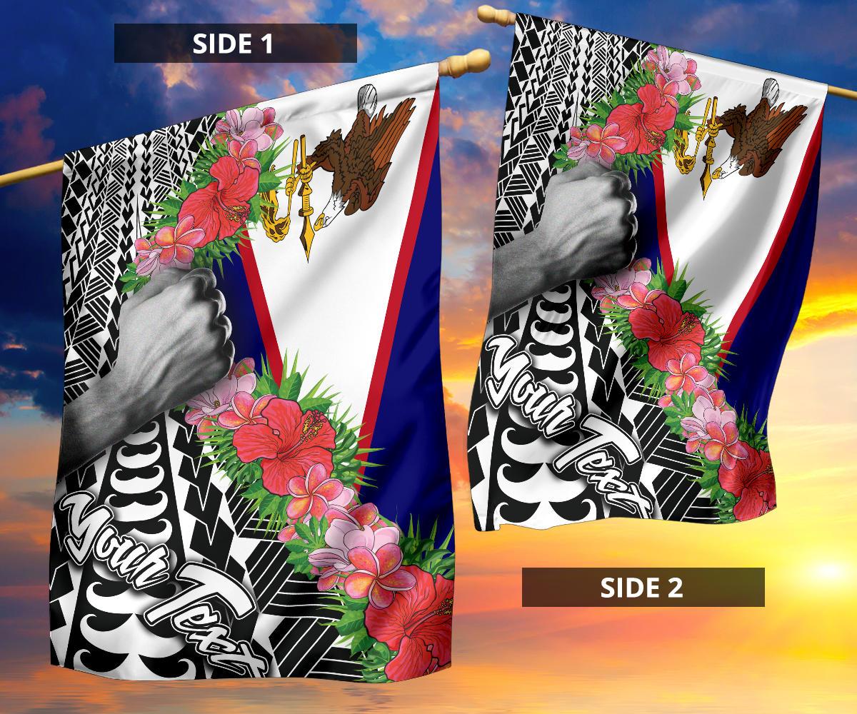 American Samoa Flag - Custom Personalised Curve Style - Polynesian Pride