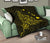 Rays Hawaii Map Polynesian Premium Quilt - Yellow - Polynesian Pride