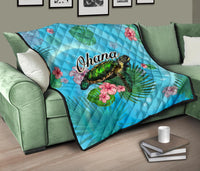 Ohana Turtle Premium Quilt - Polynesian Pride