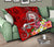 Hawaii Polynesian Premium Quilt - Hawaii Seal With Turtle Plumeria (Red) - Polynesian Pride