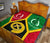 Vanuatu Polynesian Premium Quilt - Vanuatu Flag and Coat Of Arms - Polynesian Pride