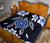 Hawaiian Icon Blue Turtle Plumeria Quilt - Polynesian Pride