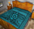 Hawaii Polyensian Turtle Premium Quilt Blue - Polynesian Pride