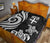 Fiji Polynesian Premium Quilt - White Tentacle Turtle - Polynesian Pride