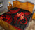 Tonga Polynesian Premium Quilt - Red Plumeria - Polynesian Pride