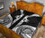 American Samoa Polynesian Premium Quilt - American Samoa Seal Armor Tattoo Black - Polynesian Pride