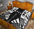 Society Islands Premium Quilt - Society Islands Flag Polynesian White Tattoo - Polynesian Pride