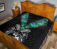 New Zealand Maori Moko Premium Quilt Paua Shell - Polynesian Pride