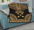 Gambier Islands Premium Quilt - Gambier Islands Flag Polynesian Chief Gold Version - Polynesian Pride
