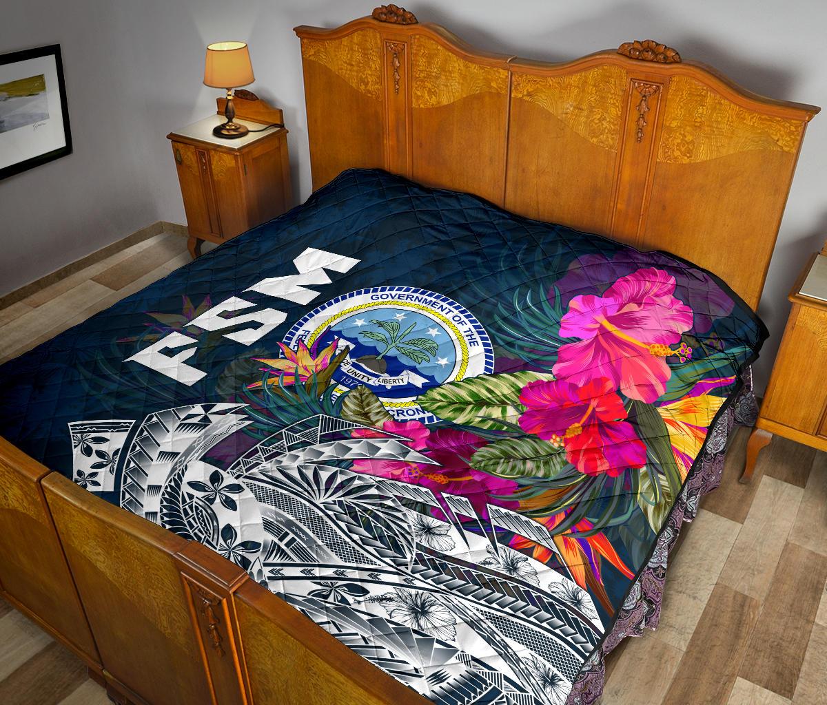Federated States Of Micronesia Premium Quilt - Summer Vibes - Polynesian Pride