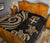 Fiji Polynesian Premium Quilt - Gold Tentacle Turtle - Polynesian Pride