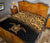 Polynesian Premium Quilt - Polynesian Gold Turtle Tattoo & Black Frog - Polynesian Pride