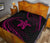Hawaii Turtle Hibicus Premium Quilt - Frida Style - Pink - Polynesian Pride