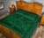 Hawaii Polynesian Mauna Kea Premium Quilt Green - Polynesian Pride