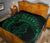 Polynesian Quilt - Polynesian Green Seahorse Tattoo - Polynesian Pride
