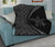 Hawaii Turtle Polynesian Grey Premium Quilt - Circle Style - Polynesian Pride