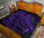 Hawaii Turtle Ohana Hibiscus Poly Premium Quilt Purple - Polynesian Pride