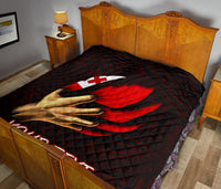 Tonga Personalised Premium Quilt - Tonga In Me (Red) - Polynesian Pride