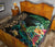 Tiki Polynesian Premium Quilt Turtle Hibiscus - Gold - Polynesian Pride