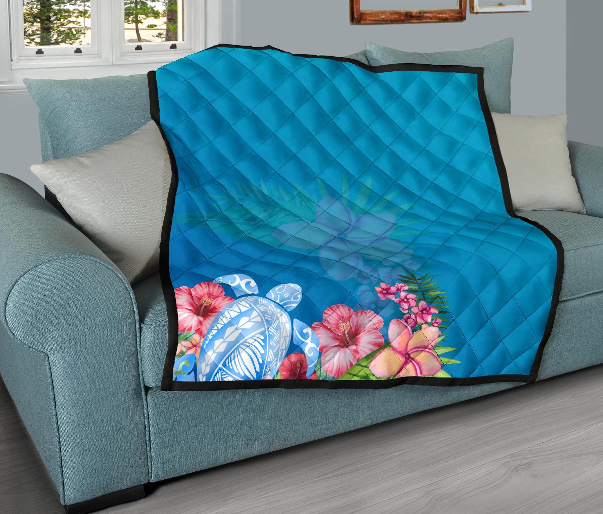 Polynesian Turtle Premium Quilt - Polynesian Pride