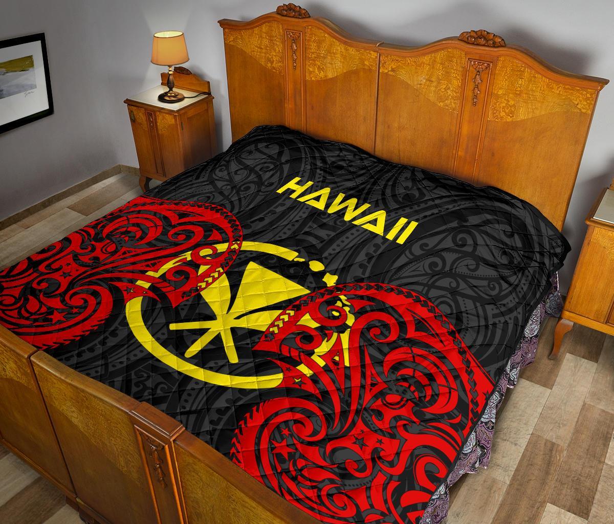 Polynesian Hawaii Premium Quilt - Hawaiian Spirit - Polynesian Pride