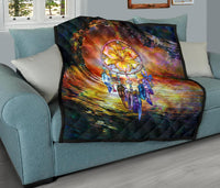 Hibiscus Dreamcatcher Premium Quilt - Polynesian Pride