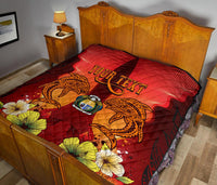 Nauru Personalised Premium Quilt - Tribal Tuna Fish - Polynesian Pride