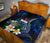 Samoa Polynesian Premium Quilt - Turtle With Plumeria Flowers - Polynesian Pride